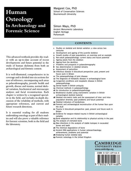 Produktbild: Human Osteology