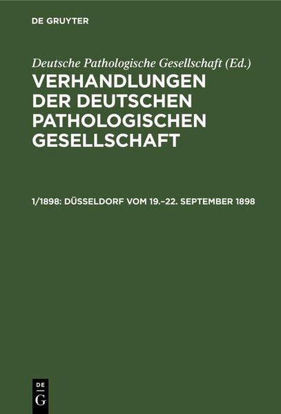 Produktbild: D&uuml;sseldorf vom 19.-22. September 1898