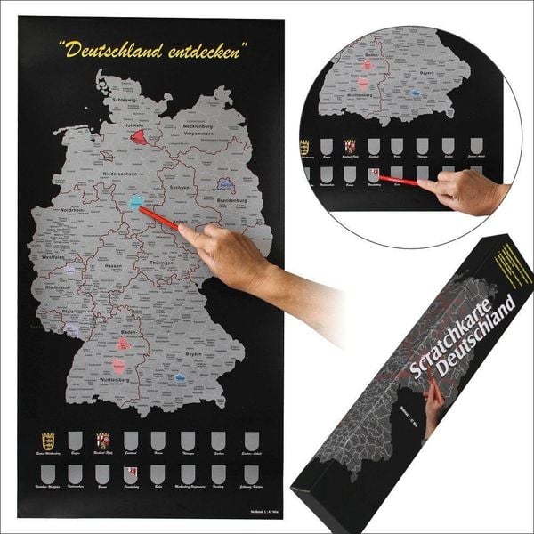 Produktbild: Scratch Rubbelkarte Deutschland