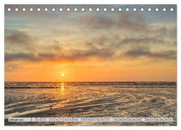 Produktbild: Wundersch&ouml;nes Amrum (Tischkalender 2026 DIN A5 quer), CALVENDO Monatskalender