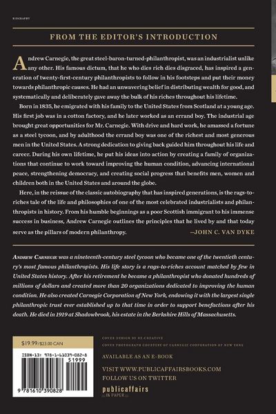 Produktbild: The Autobiography of Andrew Carnegie