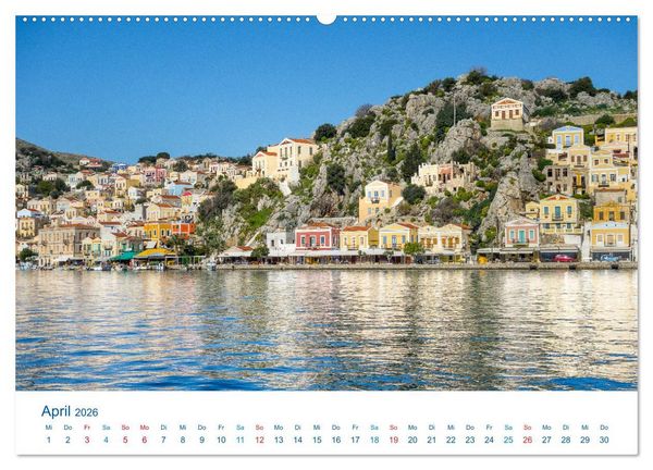 Produktbild: Symi 2026, Perle der &Auml;g&auml;is (Wandkalender 2026 DIN A2 quer), CALVENDO Monatskalender