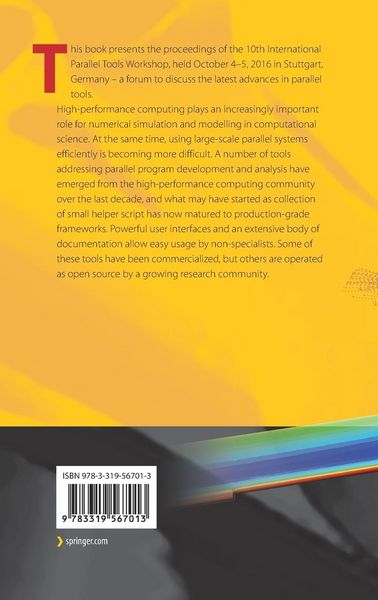 Produktbild: Tools for High Performance Computing 2016