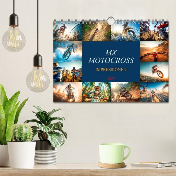 Produktbild: MX - Motocross - Impressionen (Wandkalender 2027 DIN A4 quer), CALVENDO Monatskalender
