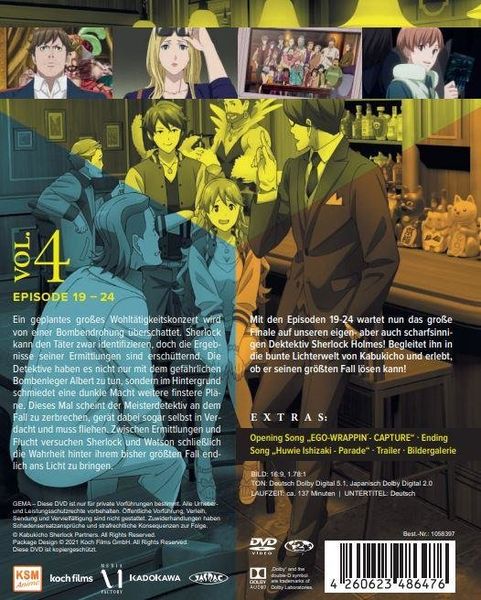 Produktbild: Kabukicho Sherlock - Volume 4 (Ep. 19-24)