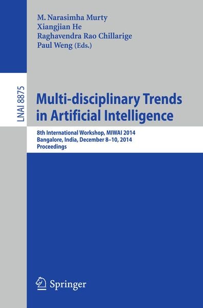 Produktbild: Multi-disciplinary Trends in Artificial Intelligence