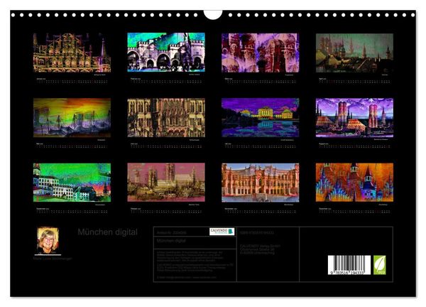 Produktbild: M&uuml;nchen digital (Wandkalender 2026 DIN A3 quer), CALVENDO Monatskalender