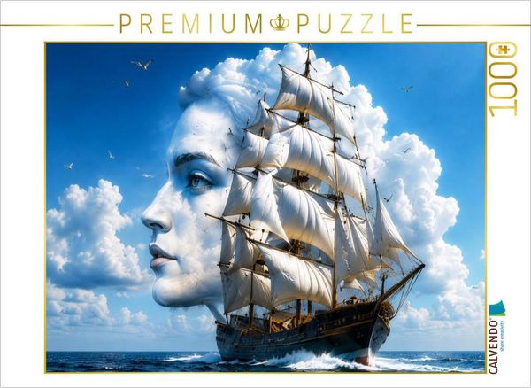 CALVENDO Puzzle Die Hüterin der Winde | 1000 Teile Lege-Größe 64 × 48 cm Foto-Puzzle für glückliche Stunden