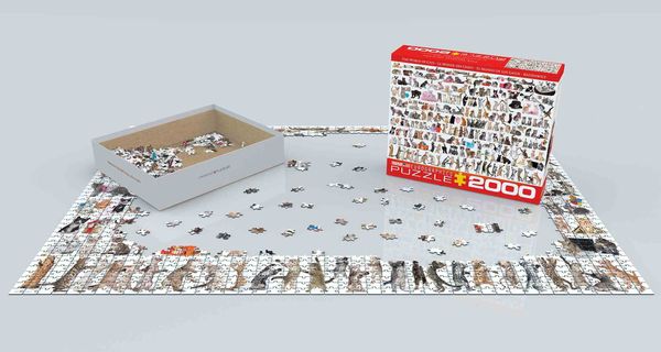Produktbild: Puzzle 2000 Teile - The World of Cats