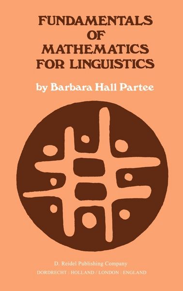 Produktbild: Fundamentals of Mathematics for Linguistics