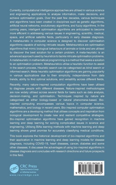 Produktbild: Bio-inspired Algorithms in Machine Learning and Deep Learning for Disease Detection