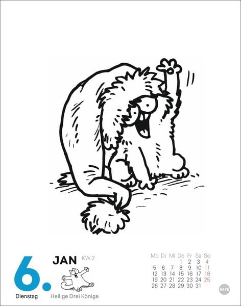 Produktbild: Simons Katze Tagesabreißkalender 2026