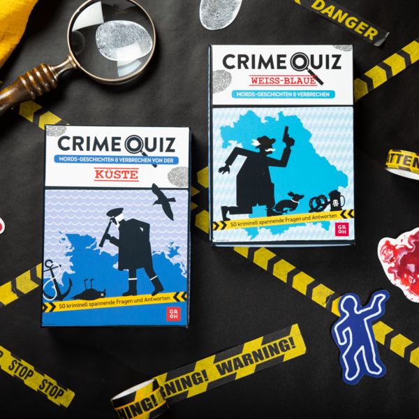 Produktbild: Crime Quiz - Wei&szlig;-blaue Mords-Geschichten und Verbrechen