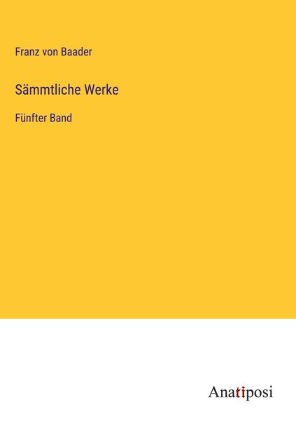 Produktbild: S&auml;mmtliche Werke