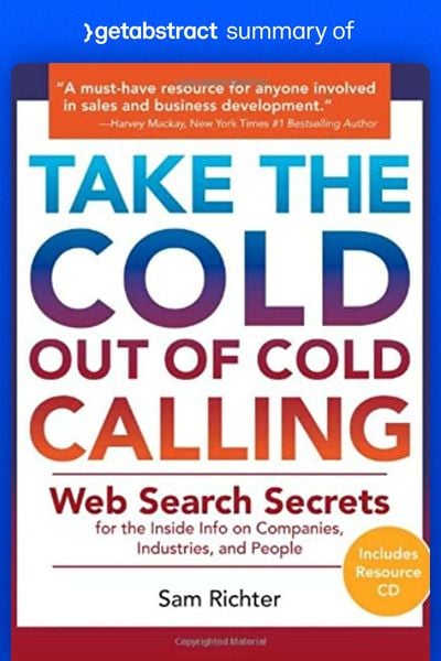 Produktbild: Summary of Take the Cold Out of Cold Calling by Sam Richter
