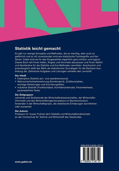 Produktbild: Statistik leicht gemacht