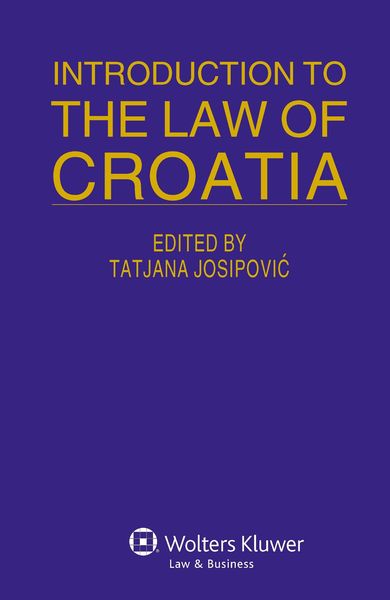 Produktbild: Introduction to the Law of Croatia