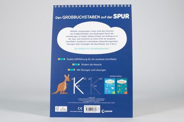 Produktbild: Schreiben lernen mit Spurrillen - Gro&szlig;buchstaben