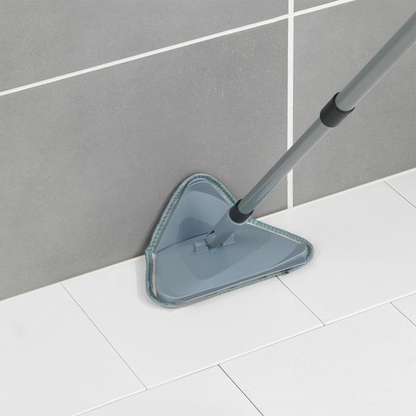 Produktbild: Mod. Triangel-Wischer mit Teleskopstiel, 360&deg; Duo-Knickgelenk