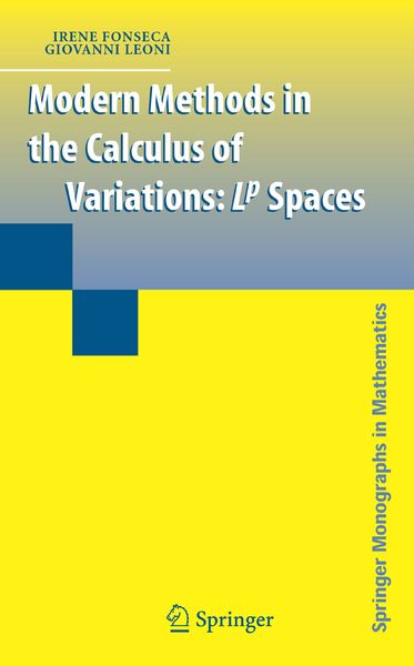 Produktbild: Modern Methods in the Calculus of Variations