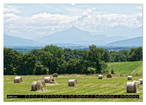 Produktbild: Au fil du temps... Du Jura aux Alpes (Calendrier mural 2026 DIN A2 vertical) calendrier de bureau