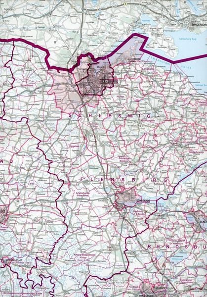 Produktbild: Verwaltungskarte Schleswig-Holstein