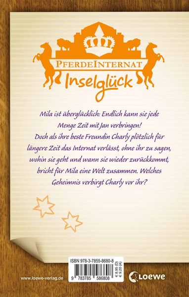 Produktbild: Pferdeinternat Inselgl&uuml;ck (Band 4) - Ein Sommer mit Herz