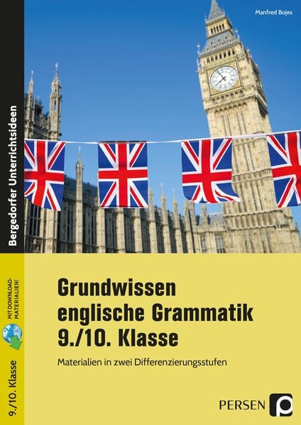Produktbild: Grundwissen englische Grammatik - 9./10. Klasse