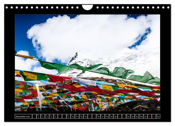 Produktbild: Eine Rundreise durch Tibet (Wandkalender 2026 DIN A4 quer), CALVENDO Monatskalender