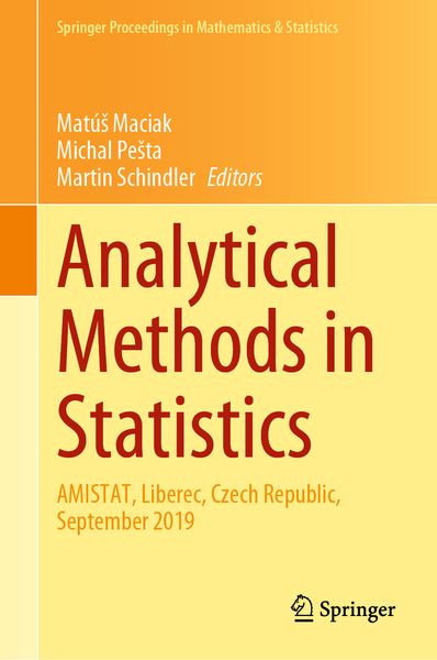 Produktbild: Analytical Methods in Statistics