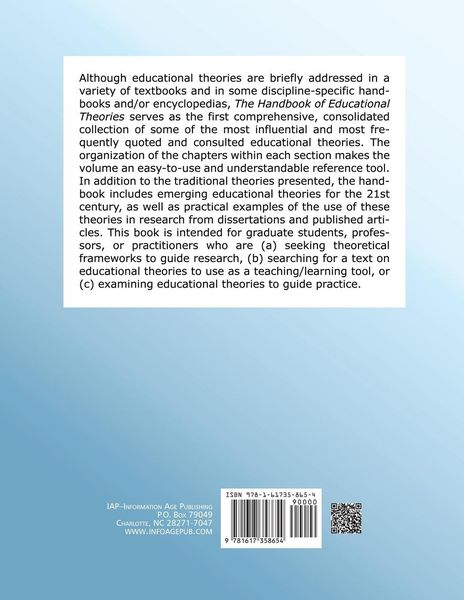 Produktbild: Handbook of Educational Theories for Theoretical Frameworks