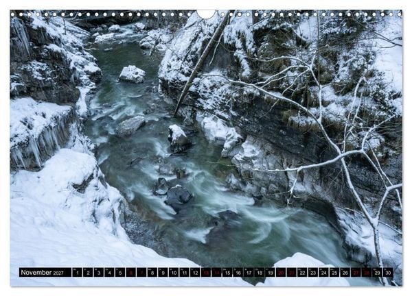 Produktbild: Breitachklamm im Wandel der Jahreszeiten (Wandkalender 2027 DIN A3 quer), CALVENDO Monatskalender