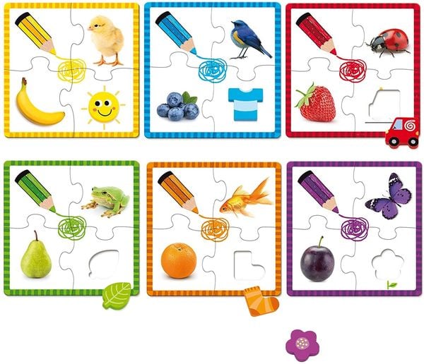 Goula - 6 Farben-Puzzle