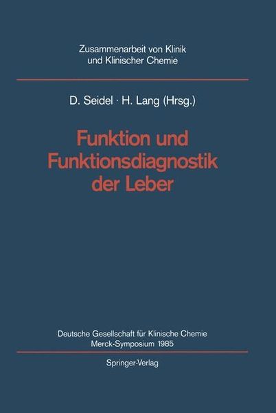 Produktbild: Funktion und Funktionsdiagnostik der Leber