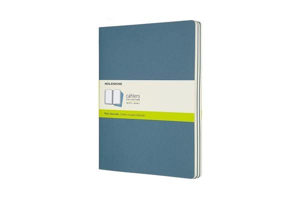 Moleskine Cahier XL, 3er Set, Blanko, Lebhaftes Blau, Notizbuch von , Moleskine, 8058647629636