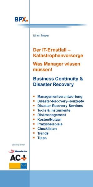 Produktbild: Der IT-Ernstfall - Katastrophenvorsorge