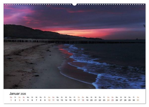Produktbild: Wieder an der Nordsee (Wandkalender 2026 DIN A2 quer), CALVENDO Monatskalender