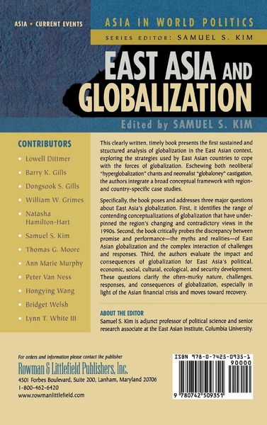 Produktbild: East Asia and Globalization
