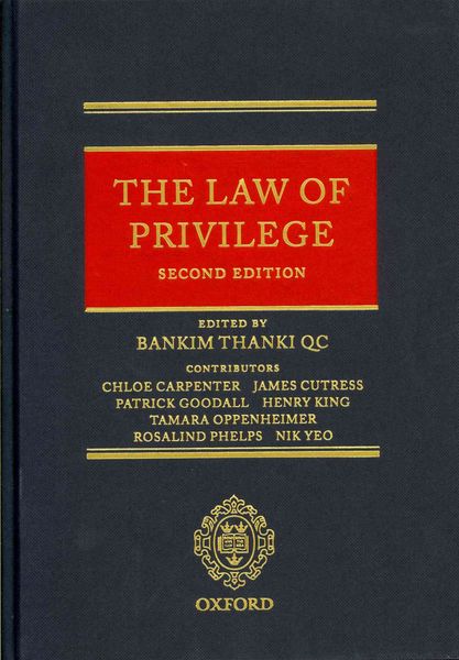 Produktbild: Law Of Privilege Rev/e 2/e