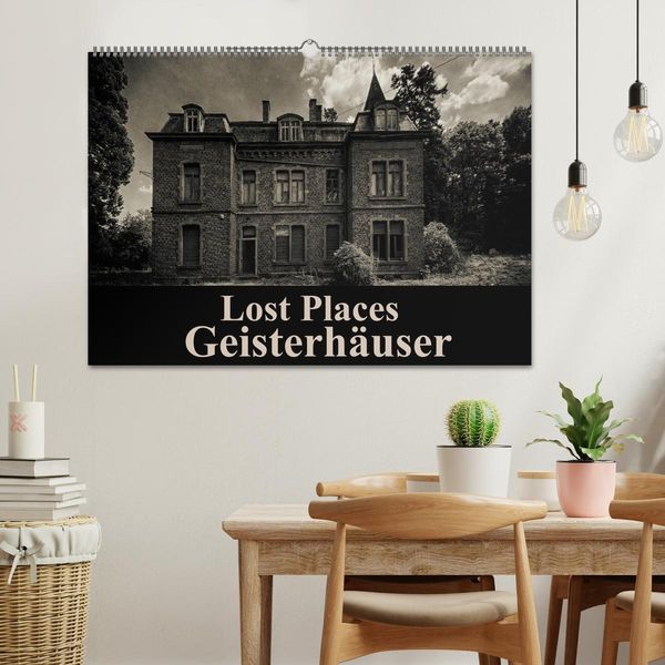 Produktbild: Lost Places Geisterh&auml;user (Wandkalender 2026 DIN A2 quer), CALVENDO Monatskalender