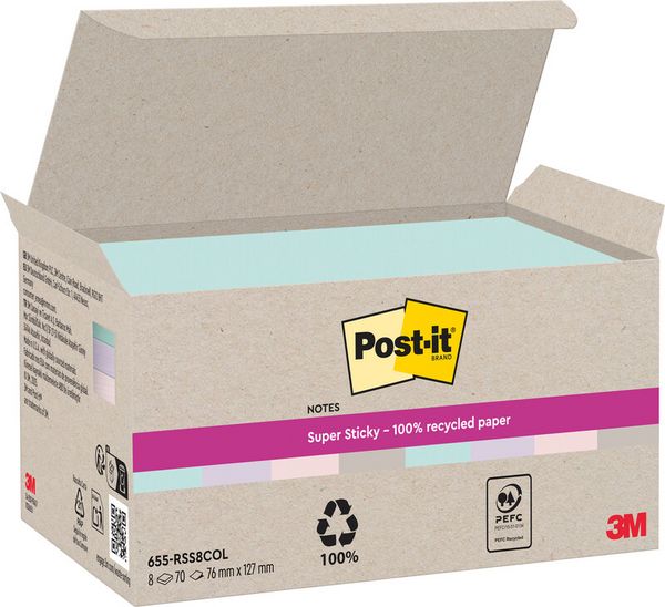 Produktbild: Super Sticky Rec 76x127 farbig
