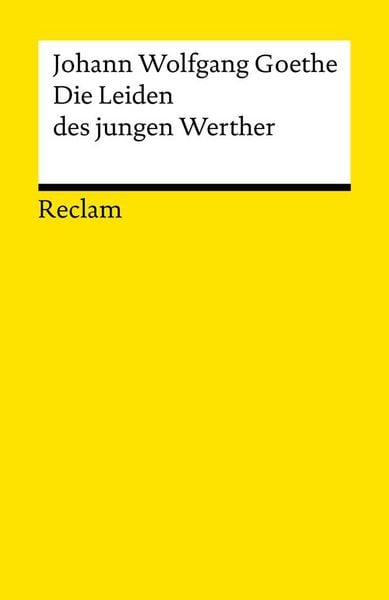 Produktbild: Die Leiden des jungen Werther