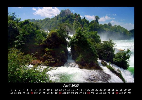 Produktbild: Wasserf&auml;lle 2025 Fotokalender DIN A3