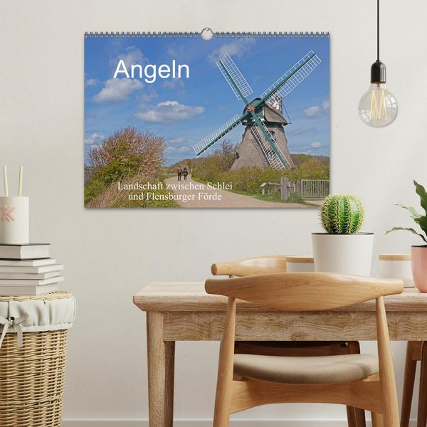 Produktbild: Angeln - Landschaft zwischen Schlei und Flensburger F&ouml;rde (Wandkalender 2026 DIN A3 quer), CALVENDO Monatskalender
