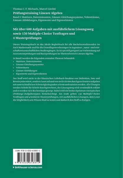 Produktbild: Pr&uuml;fungstraining Lineare Algebra