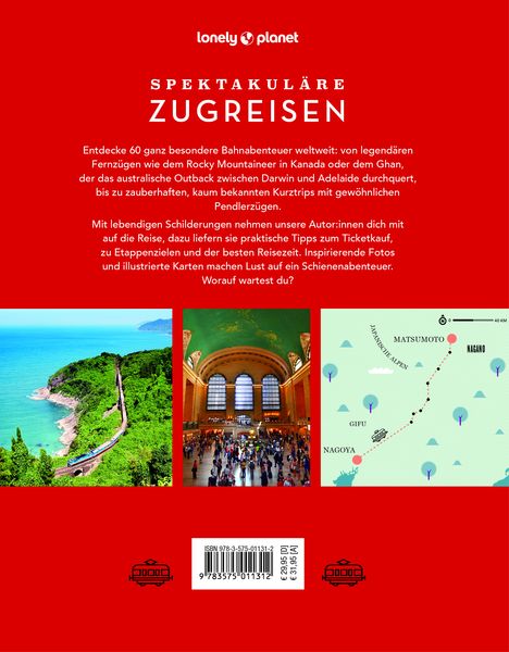 Produktbild: LONELY PLANET Bildband Spektakul&auml;re Zugreisen