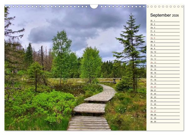 Produktbild: Der Harz - Sch&ouml;nstes Mittelgebirge Deutschlands (Wandkalender 2026 DIN A3 quer), CALVENDO Monatskalender