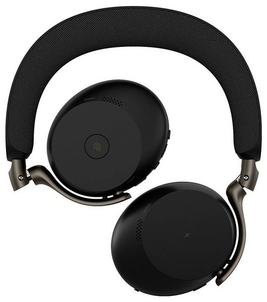 Produktbild: Jabra Evolve3 75 MS Stereo black mit Lin Over Ear Headset Schwarz