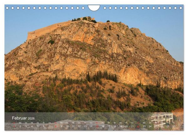 Produktbild: Nafplio &ndash; griechische Perle des Peloponnes (Wandkalender 2026 DIN A4 quer), CALVENDO Monatskalender