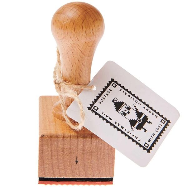 Produktbild: Stempel Weihnachtspost, Santa 32 x 45 x 70 mm